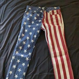 American Flag Straight Leg jeans